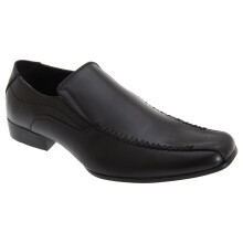 (8 UK, Black) US Brass Mens Raven Twin Gusset Shoes