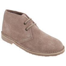 (7 UK, Light Taupe) Roamers Womens/Ladies Real Suede Unlined Desert Boots