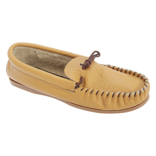 (9 UK, Tan) Mokkers Mens Gordon Softie Leather Moccasin Slippers
