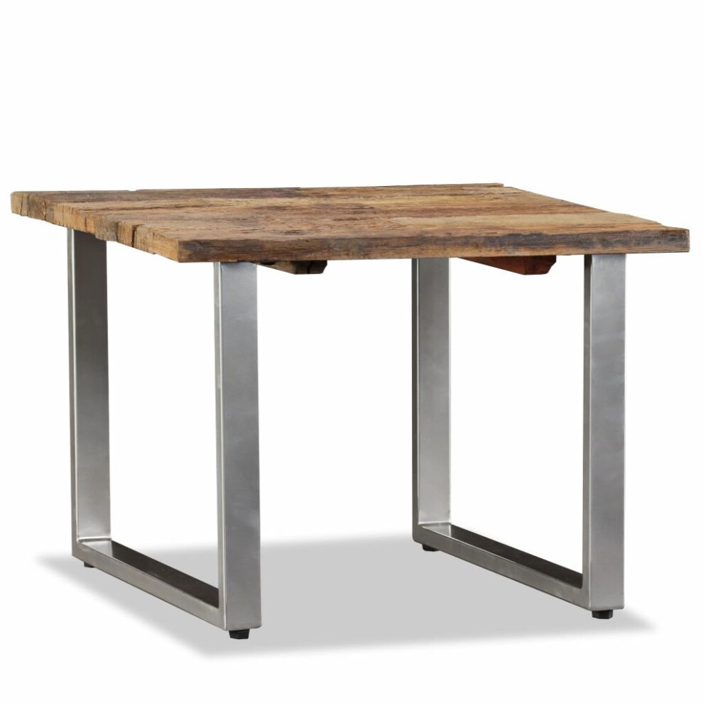 vidaXL Coffee Table Solid Reclaimed Wood 55cm Side End Couch Tea Stand Table