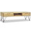 VidaXL vidaXL Solid Teak TV Cabinet 120x35x35cm Stand Unit Sideboard Media Centre 1