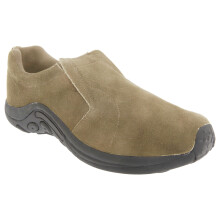 (7 UK, Taupe) PDQ Adults Unisex Real Suede Ryno Slip-On Casual Trainers