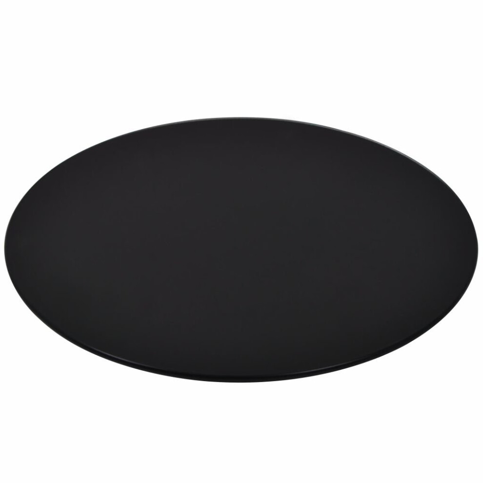 vidaXL Table Top Tempered Glass Round 600 mm Replacement Top Protector Cover
