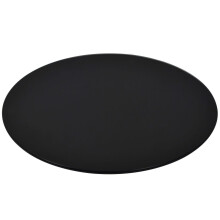 vidaXL Tempered Glass Round Table Top 500 mm - 8 mm Thick Replacement Protector Cover, Black