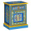 VidaXL vidaXL Solid Mango Wood Bedside Cabinet Turquoise Hand Painted Nightstand 1