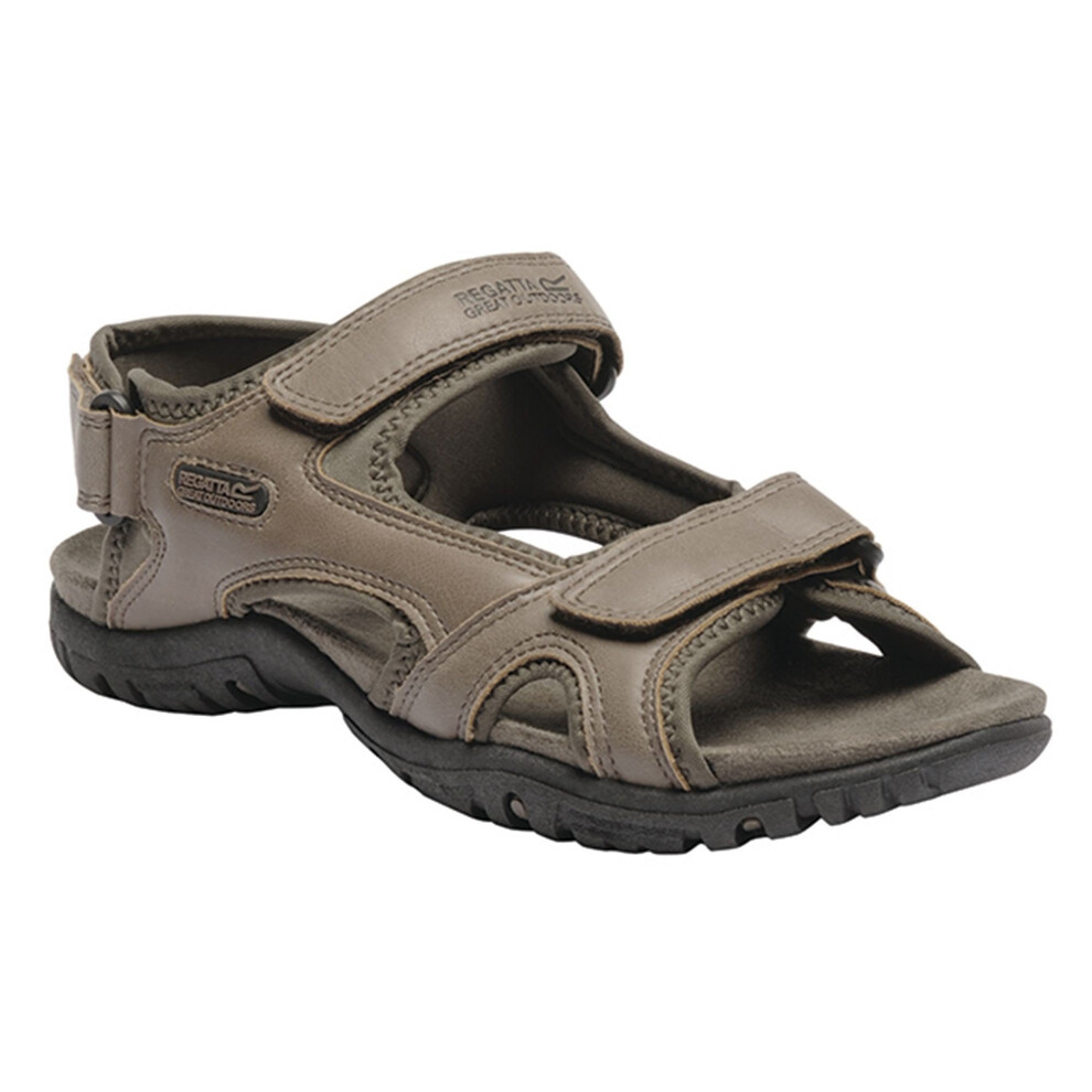 (UK 9, Walnut/Tree Top) Regatta Great Outdoors Mens Haris Sandals