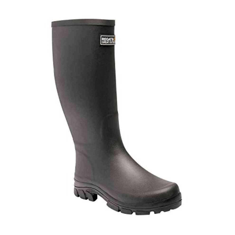 Regatta (Uk 8, ) Great Outdoors Mens Mumford Ii Rubber Wellington Boots Black