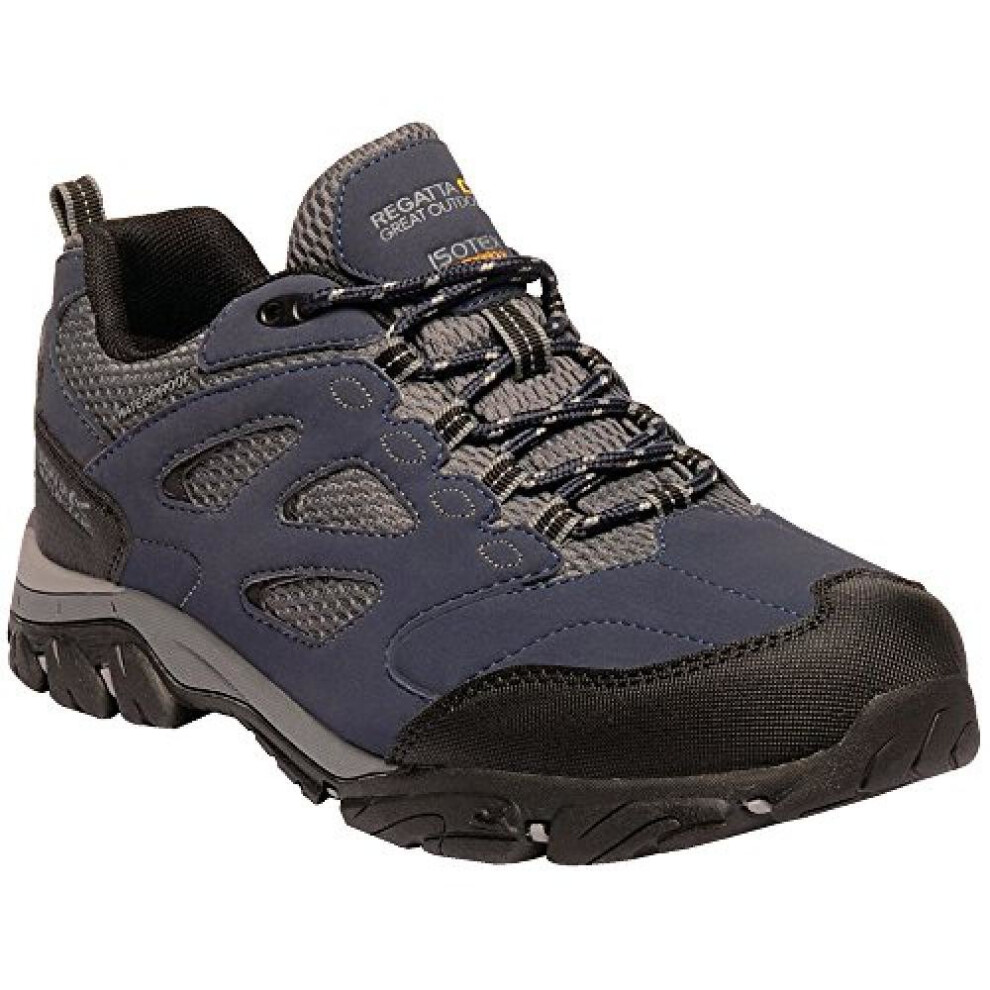 (8 UK, Navy/Granite) Regatta Mens Holcombe IEP Low Hiking Boots