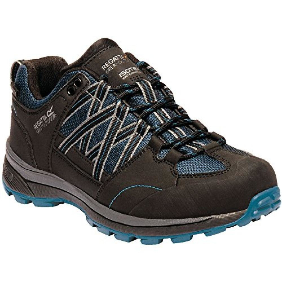 (8 UK, Moroccan Blue/Black) Regatta Womens/Ladies Samaris Low II Hiking Boots