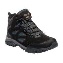 (4 UK, Black/Deep Lake) Regatta Womens/Ladies Holcombe IEP Mid Hiking Boots