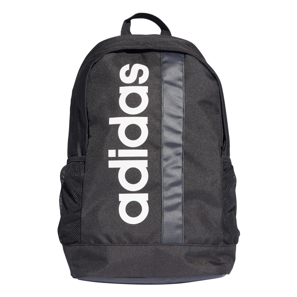 Black and white adidas school bag online