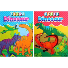 A Plus Homework 1851640 Dinosaur Coloring Book - Case of 48