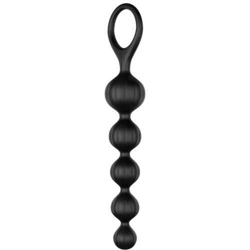 set of 2 Anal Beads Black 2
