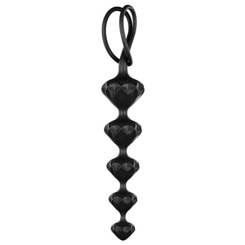 set of 2 Anal Beads Black 1