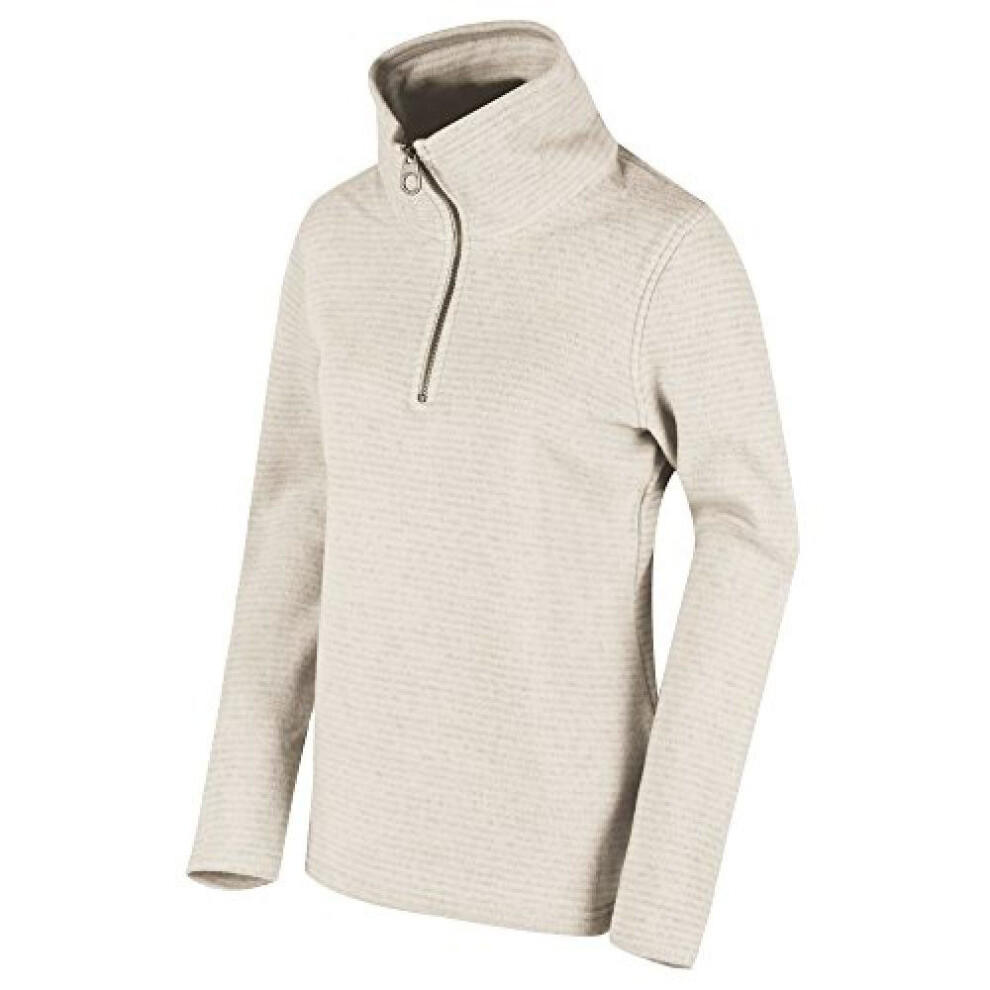 Regatta Women's Solenne Half Zip Fleece Light Vanilla, Size: 8