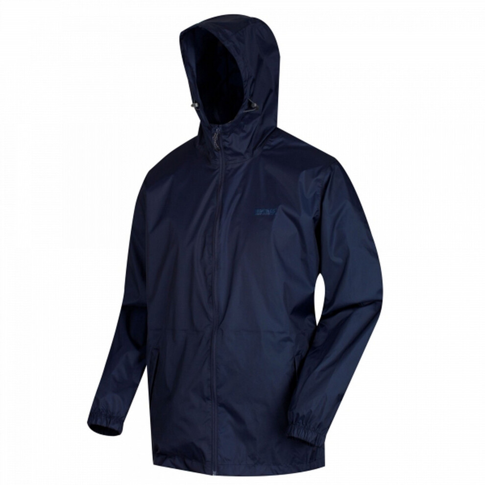 Regatta Men's Waterproof Pack-It Iii Jacket - Blue Small - Image 5