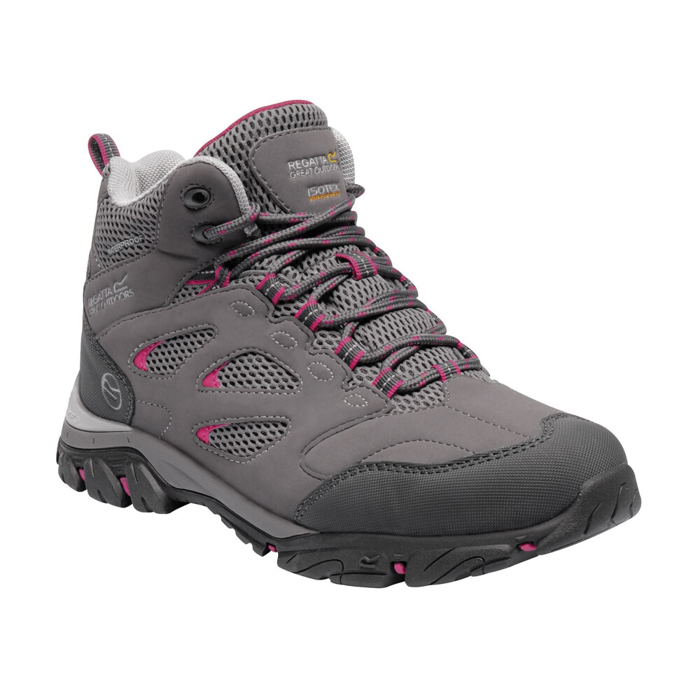 Regatta (4 Uk, Steel/Vivacious) Womens/Ladies Holcombe Iep Mid Hiking Boots Multicoloured