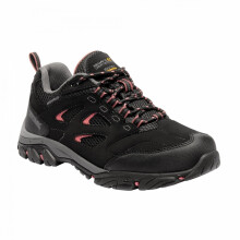 (4 UK, Jet Black/Antique Pink) Regatta Womens/Ladies Holcombe IEP Low Hiking Boots