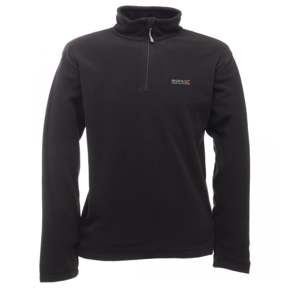 Regatta (5Xl, Black) Great Outdoors Mens Thompson Half Zip Fleece Top