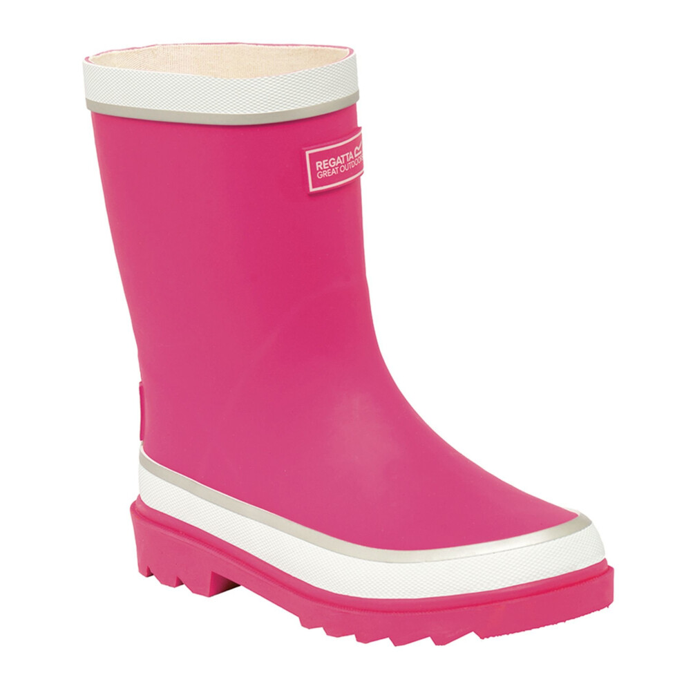(UK Child 10, Jem/White) Regatta Great Outdoors Childrens/Kids Foxfire Wellington Boots