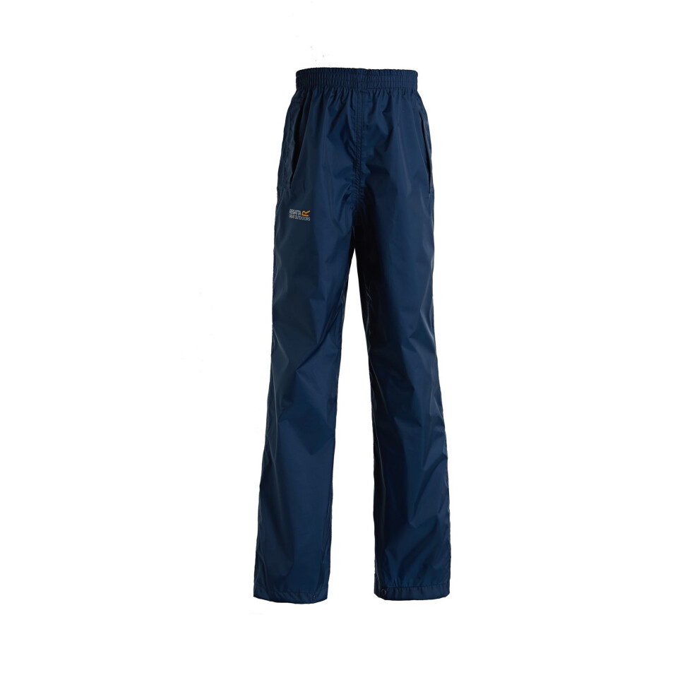 Regatta (13 Years, Midnight) Great Outdoors Kids Boys Adventure Tech Pack It Waterproof Overtrousers Multicoloured