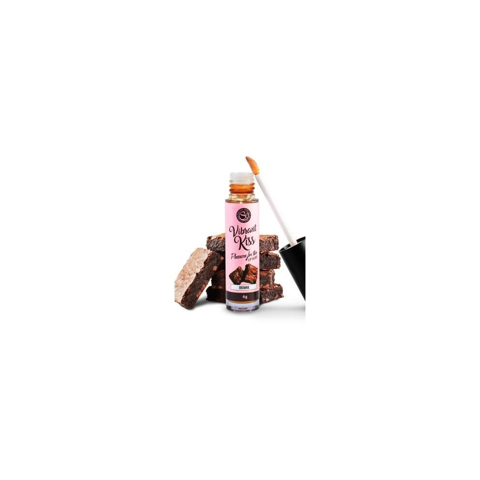 Secret Play Lip Gloss Vibrant Kiss Flavor Brownie