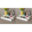 VidaXL vidaXL 2x Floating Wall Shelves with Drawers White 48cm Hanging Display Unit 1