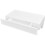 VidaXL vidaXL 2x Floating Wall Shelves with Drawers White 48cm Hanging Display Unit 4