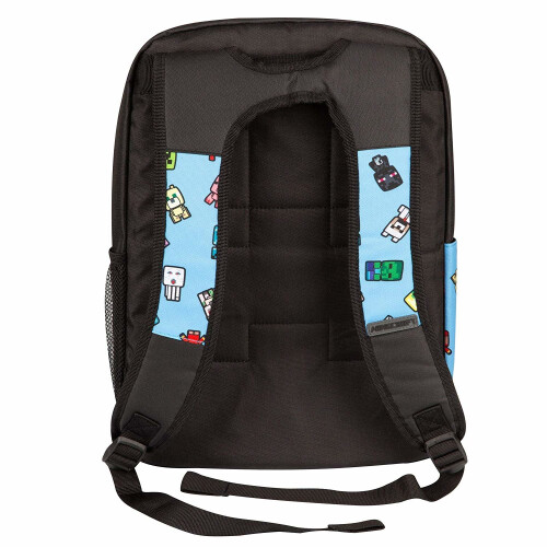 Minecraft Backpack - Minecraft - Bobble Mobs 17" Blue New j9523 2