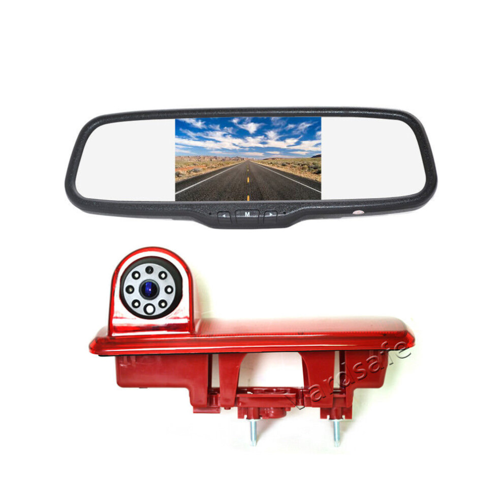 Vardsafe Rear View Reverse Backup Camera & Mirror Monitor For Renault Trafic (2014-2017) Light 8414756268881
