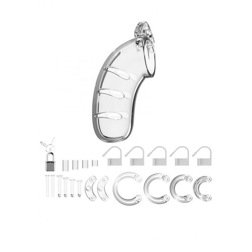 Shots Man Cage Cock Cage Transparent 1