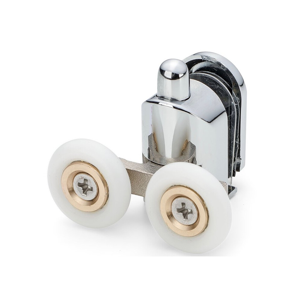 1 X Shower Double/Twin Bottom Door Rollers/Runners /Replacements /Spares/Wheels 23Mm Wheel Diameter R4 5060626640672