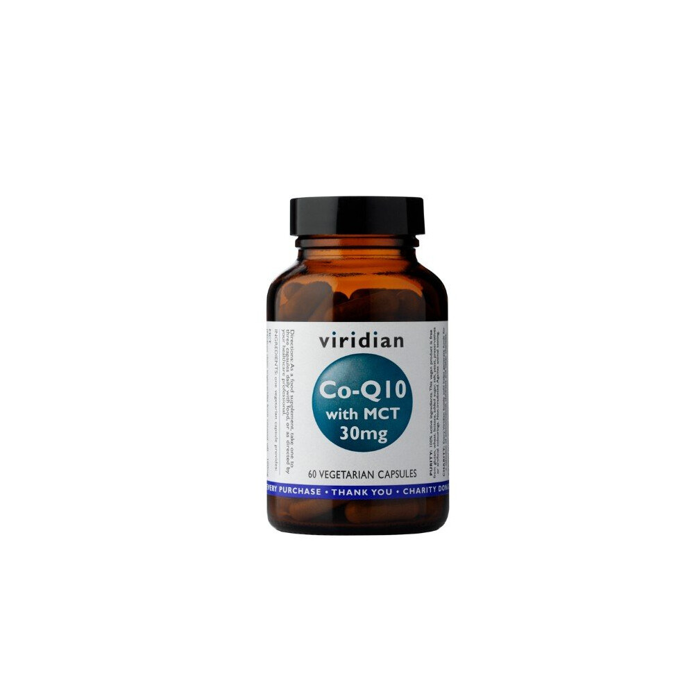 Viridian Coq10 With Mct 30Mg, 60 Vegi Caps