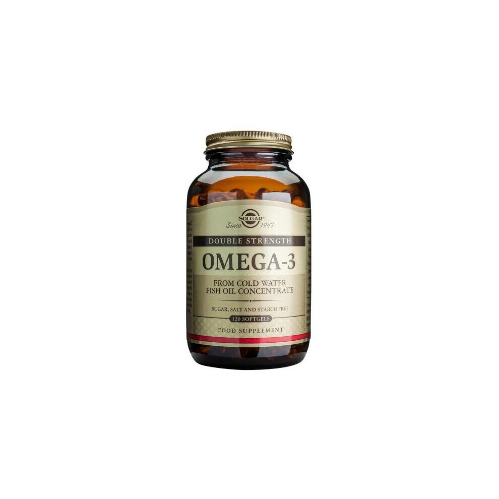 Solgar Omega-3 Double Strength 120 Softgels