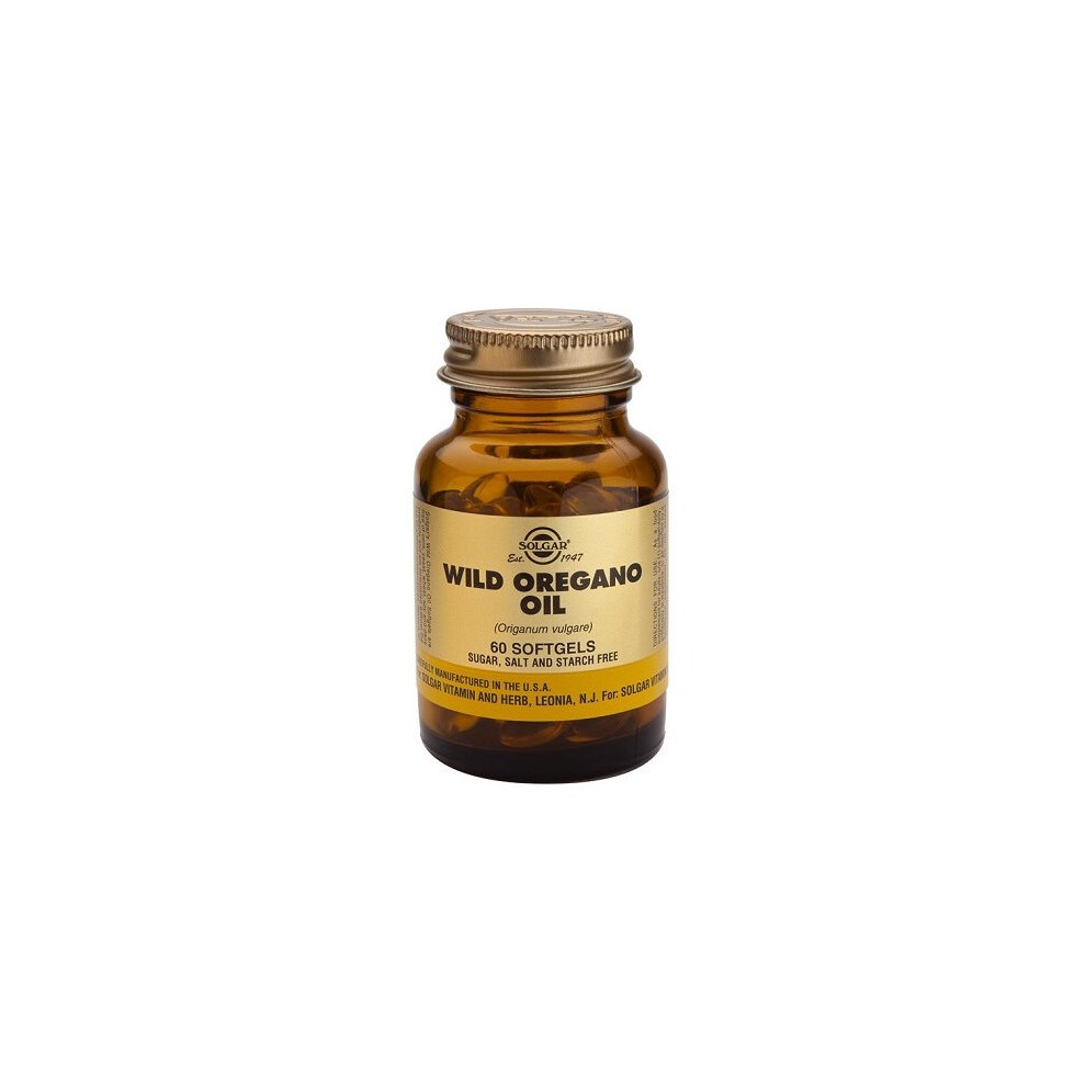 Solgar Wild Oregano Oil Softgels, 60