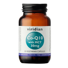 Viridian CoQ10 with MCT 30mg, 30 Vegi caps