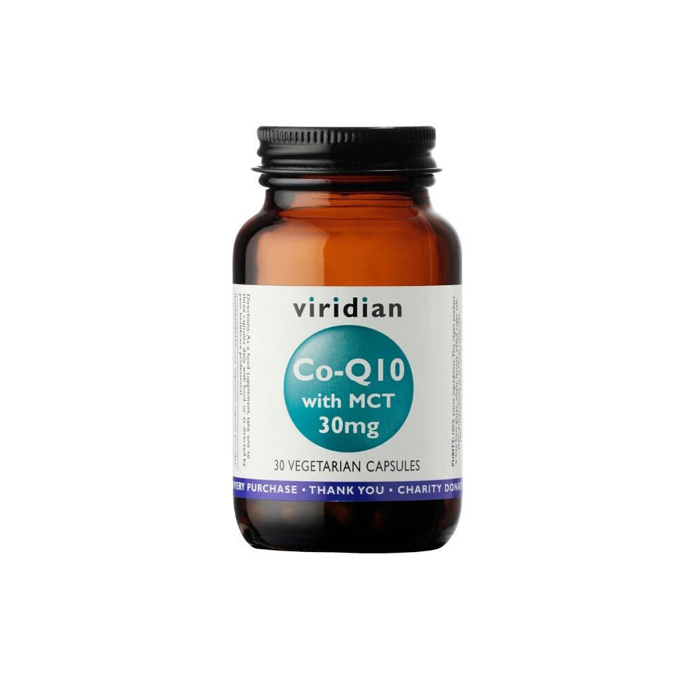 Viridian Coq10 With Mct 30Mg, 30 Vegi Caps