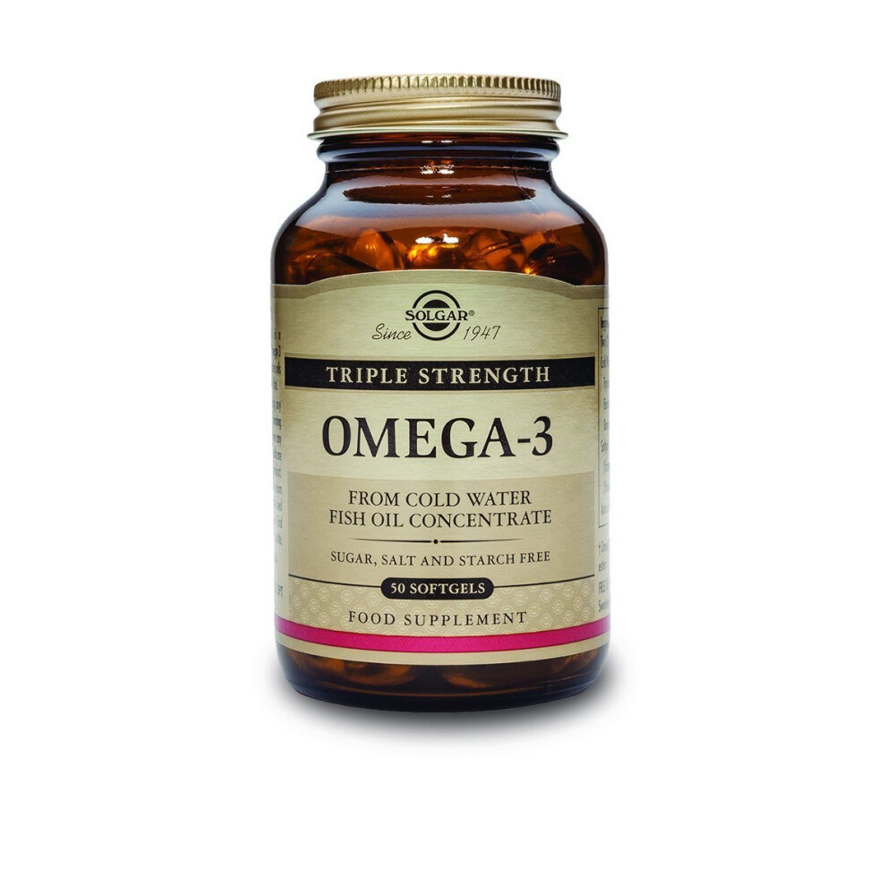 Solgar Triple Strength Omega-3 Fish Oil 50 Softgels