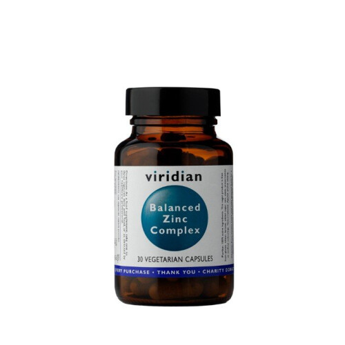 Viridian Balanced Zinc Complex, 30 vegi caps