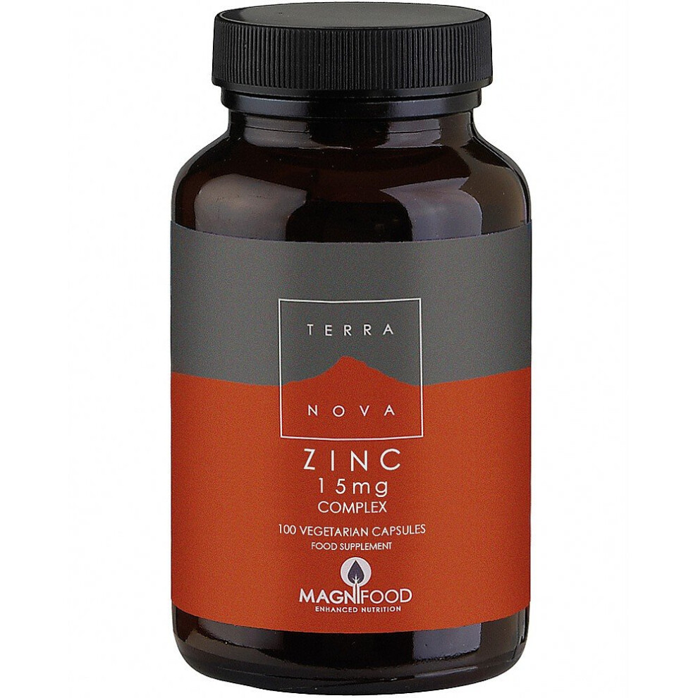 Terranova Zinc 15Mg Complex 100Caps