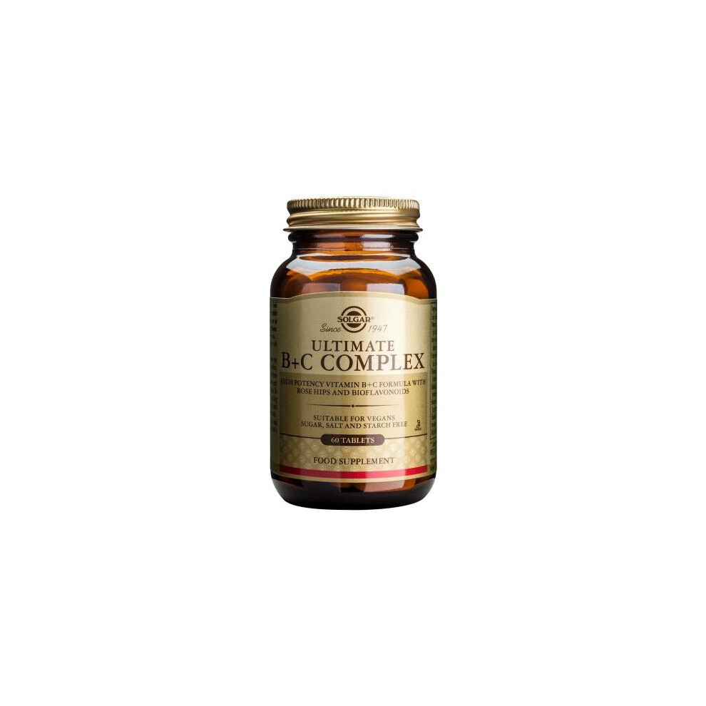 Solgar Ultimate B+C Complex Tablets, 60