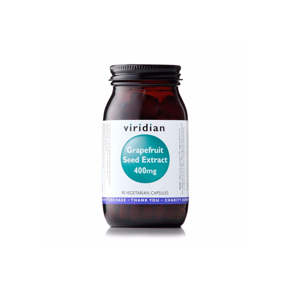 Viridian Citricidal Grapefruit Seed Extract 400Mg 90 Veg Caps