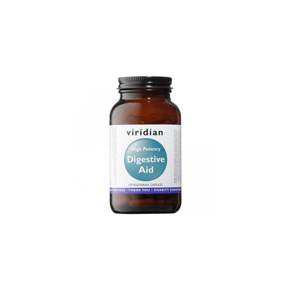 Viridian High Potency Digestive Aid 90 Capsules Enzyme & Gut Support - Image 4