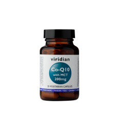 Viridian CoQ10 with MCT 200mg, 30 Vegi caps