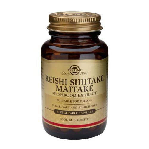 Solgar Reishi Shiitake Maitake Pilzextrakt 50 Gemüsekapsel Solgar