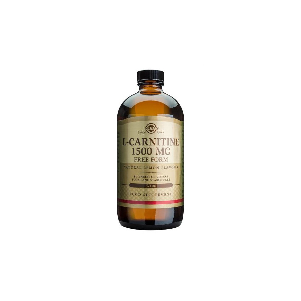 Solgar L-Carnitine 1500 Mg Liquid, 473 Ml