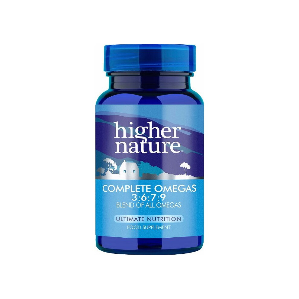 Higher Nature Premium Naturals Omega 3:6:7:9 (formerly Essential Omegas 3:6:7:9), 90 gel caps