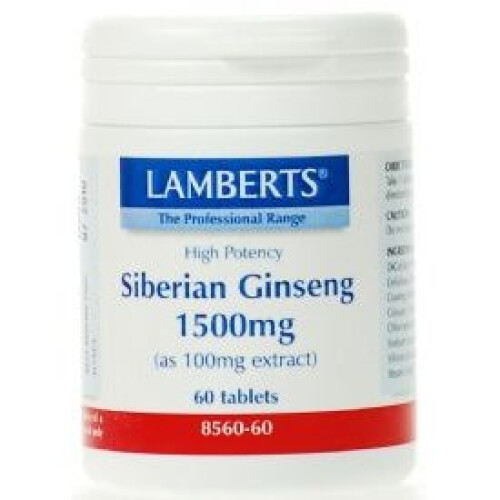 Lamberts Lamberts Siberian Ginseng 1500mg, 60 tablets