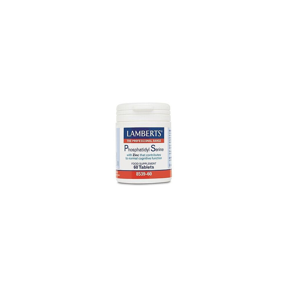 Lamberts Phosphatidyl Serine 100mg with Zinc, 60tabs