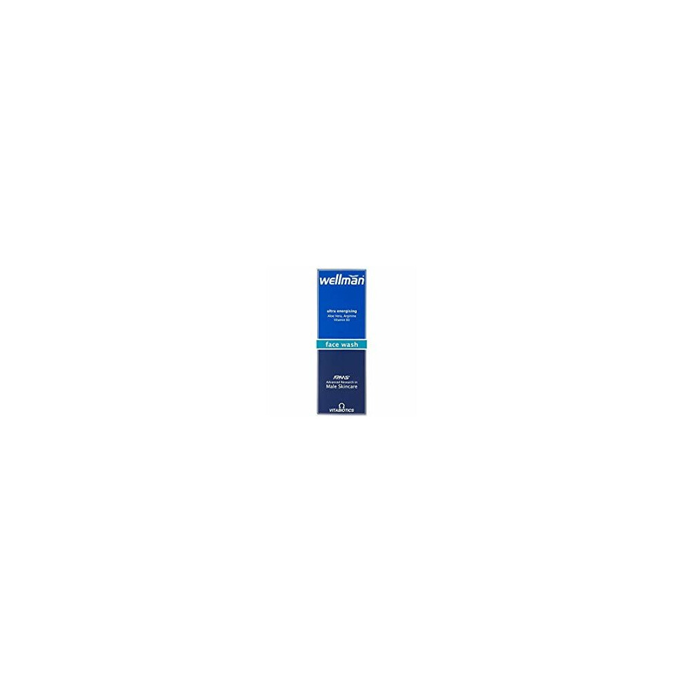 Vitabiotics, Wellman Face Wash, 125ml